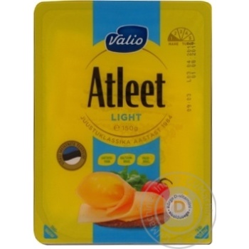 Valio Atleet Light Without Lactose Slicing Cheese 15% - buy, prices for MegaMarket - photo 1