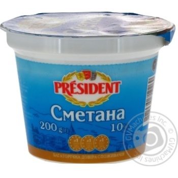 President Sour cream 10% 200g - buy, prices for MegaMarket - photo 2