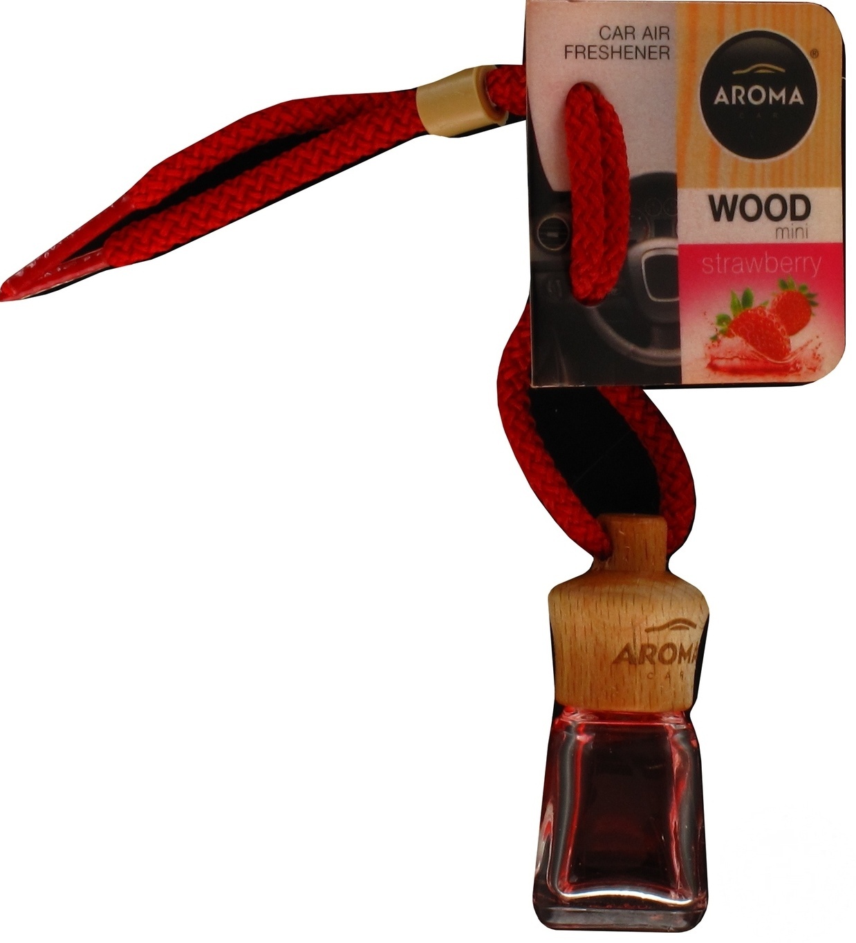 

Ароматизатор Aroma Car Wood Mini Mix клубника