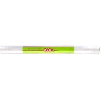 Плівка клейка д/книг прозора 33x15 см рулон ZB.4790-00 купити, ціни на МегаМаркет - фото 1