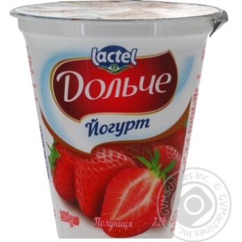 Йогурт Lactel Дольче Клубника 3,2% 280г купить, цены на МегаМаркет - фото 2