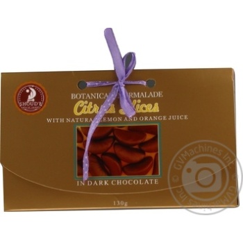 Shoud`e Citrus slices in dark chocolate 130g - buy, prices for MegaMarket - photo 1