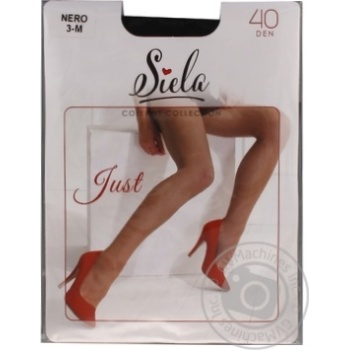 Колготи Siela жіночі Just 40 Nero-3 купить, цены на МегаМаркет - фото 1