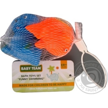 Набір іграшок для ванни Baby Team Забавне купання купити, ціни на МегаМаркет - фото 1