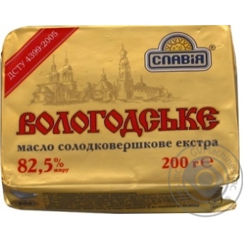 Slaviya Volohodske Creamy-Sweet Butter - buy, prices for MegaMarket - photo 1