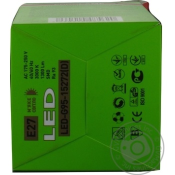 Лампа Eurolamp LED ЕКО D G95 15W 3000K E27 купить, цены на МегаМаркет - фото 2