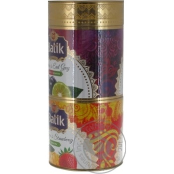Batik Green Tea mango and strawberry 45g + grape and bergamot 45g set in tubes - buy, prices for MegaMarket - photo 2