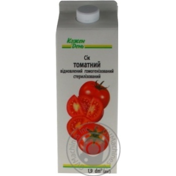 Kozhen den tomato juice 1.9l - buy, prices for - photo 1