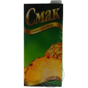Нектар Смак ананасовий 1л купити, ціни на МегаМаркет - фото 1