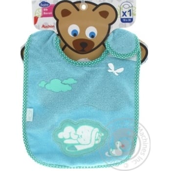 Auchan Baby Bib for Children 19*30cm - buy, prices for Auchan - photo 3