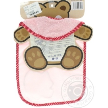 Auchan Terry Baby Bib 19*43cm - buy, prices for Auchan - photo 3