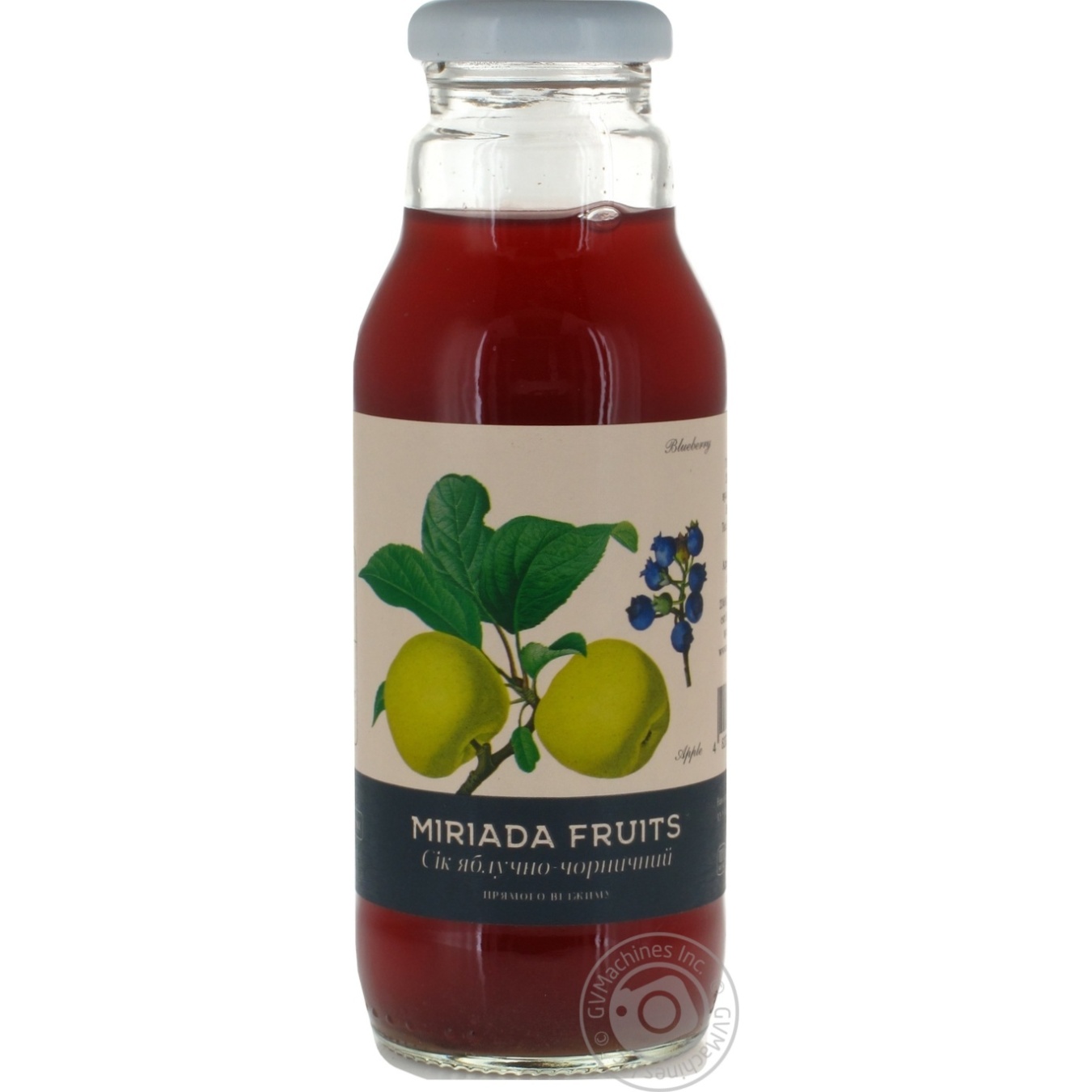 

Сок Miriada Fruits Яблочно-черничный 300мл