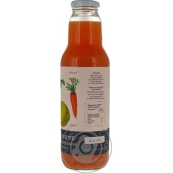 Miriada Fruits Apple-Carrot Juice 0.75l - buy, prices for COSMOS - photo 4