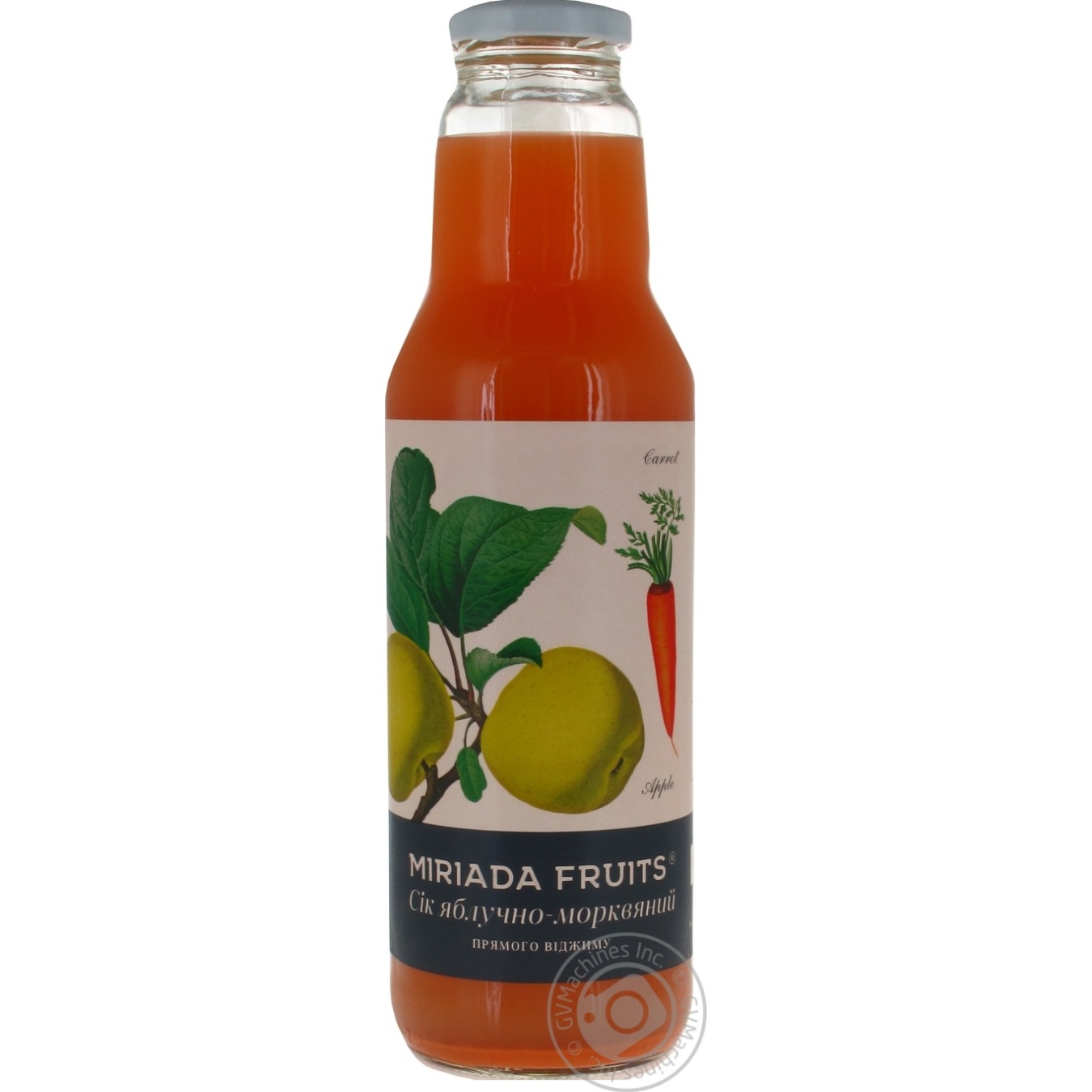 

Сок Miriada Fruits Яблочно-морковный 750мл