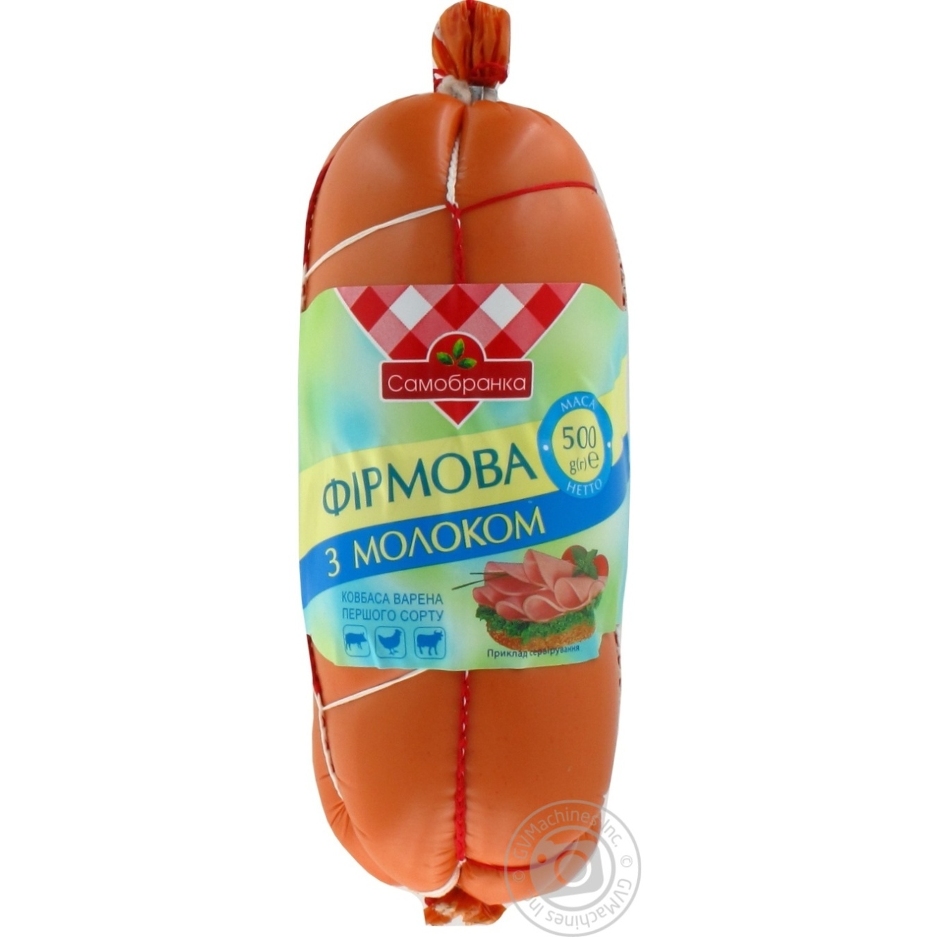 КОВБАСА 1СОРТУ ВАРЕНА ФІРМОВА З МОЛОКОМ