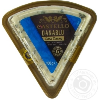 Cheese danablue Castello with mold 60% 100g - buy, prices for MegaMarket - photo 1