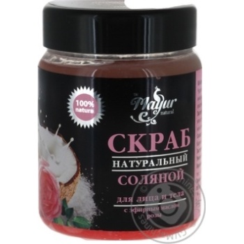 Scrub Mayur with rose extract for face 250ml - buy, prices for MegaMarket - photo 1