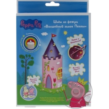 Шиємо з фетру ЧАРІВНИЙ ЗАМОК ПЕППИ Peppa Pig купить, цены на МегаМаркет - фото 2