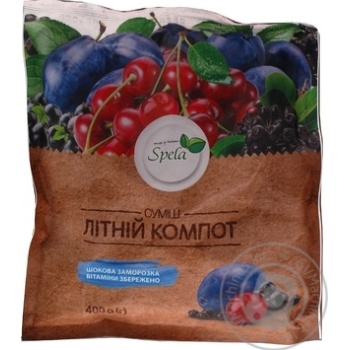 Суміш Spela Літній компот заморожена 400г купити, ціни на МегаМаркет - фото 1