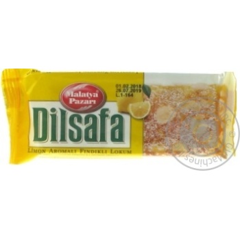 Malatya Pazari Lemon-Flavored Dilsafa Turkish Delight with hazelnut  50g - buy, prices for MegaMarket - photo 3