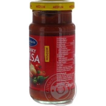 Sauce Santa maria Salsa 230g glass jar Norway - buy, prices for MegaMarket - photo 3