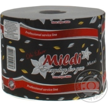 Туалетная бумага Mildi-Maxi 65метрив 230 отрывов белый купить, цены на МегаМаркет - фото 2