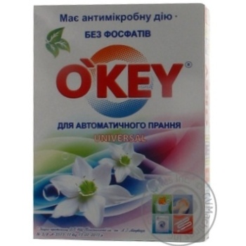 Стиральный порошок Okey универсальный 400г купить, цены на МегаМаркет - фото 1