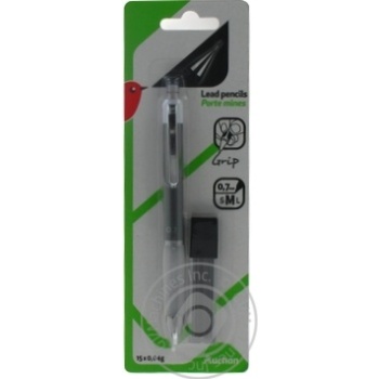 Auchan Mechanical Pencil with Replaceable Rods M 0.7mm - buy, prices for Auchan - photo 1