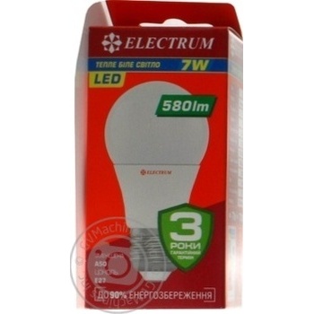 Lamp Electrum e27 7w - buy, prices for MegaMarket - photo 2