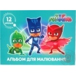 Альбом д/малювання 12 арк. PJ Masks 120453/120475