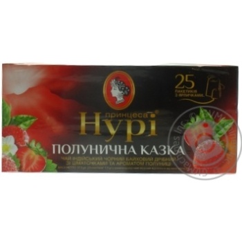 Чай чорний Принцеса Нурі Полунична Казка 25шт 1.5г купити, ціни на МегаМаркет - фото 2