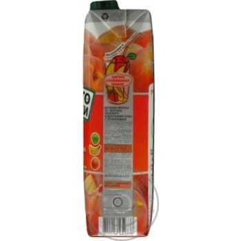 Prosto Frukty Bananas, apples and peaches mashed in apple juice 1000ml - buy, prices for MegaMarket - photo 3