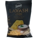 Чипсы Snekkin пшеничные лавашные со вкусом сыра Конте в сметанном соусе 70г