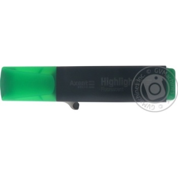 Маркер Axent Highlighter D2501 1-5мм зелений х12 купить, цены на МегаМаркет - фото 1