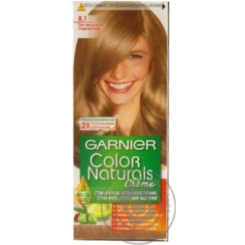 Краска для волос Garnier Color Naturals №8.1 купить, цены на МегаМаркет - фото 1