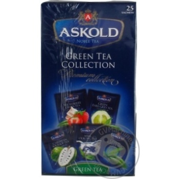 Чай зеленый Askold Green Tea Collection 25шт 2г купить, цены на МегаМаркет - фото 3