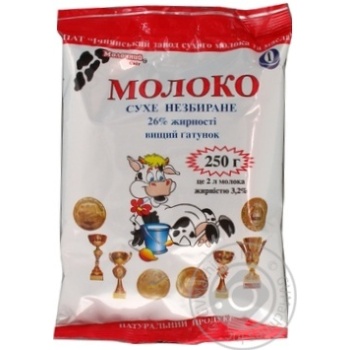 Powdered milk Molochniy svit 25% 250g - buy, prices for MegaMarket - photo 1