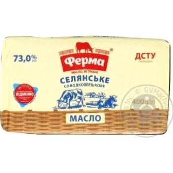 Масло сливочное Ферма Селянское 73% 400г купить, цены на МегаМаркет - фото 3