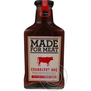 Sauce Kuhne Barbecue cranberry for meat 375ml glass bottle - buy, prices for MegaMarket - photo 3