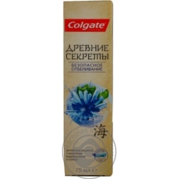 Зубная паста Colgate Plax Древние секреты Безопасное отбеливание 75мл купить, цены на МегаМаркет - фото 1