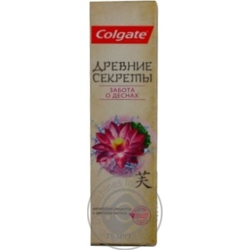 Зубная паста Colgate Древние секреты забота о деснах 75мл купить, цены на МегаМаркет - фото 1