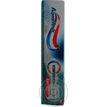 Зубная паста Aquafresh Комплексная ежедневная защита 100мл купить, цены на МегаМаркет - фото 1