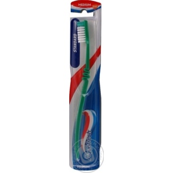 Щітка зубна Aquafresh сімейна середньої жорсткості купити, ціни на МегаМаркет - фото 1