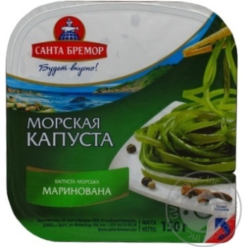 Santa Bremor pickled laminaria 150g - buy, prices for MegaMarket - photo 1