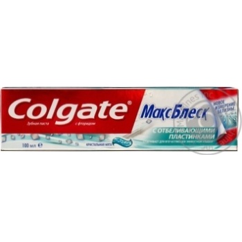 Colgate Max Shine Crystal Mint Toothpaste - buy, prices for MegaMarket - photo 1