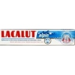 Зубна паста Lacalut alpin 75мл