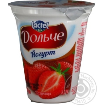Йогурт Lactel Дольче Полуниця 3,2% 280г купити, ціни на МегаМаркет - фото 3