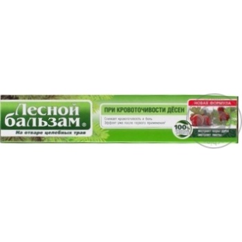 Toothpaste Lisnyy balzam 75ml - buy, prices for MegaMarket - photo 1