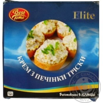 Крем Best time из печени трески 202г - купить, цены на Auchan - фото 1