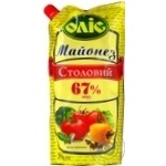 Майонез Оліс Столовий 67% 560г
